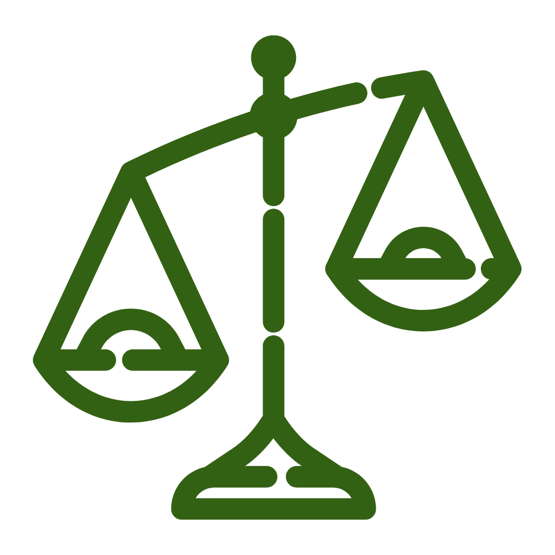 Symbole of the balance of Justice