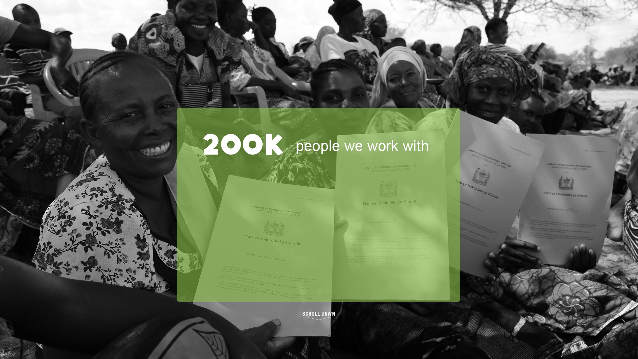 200000 people we work with