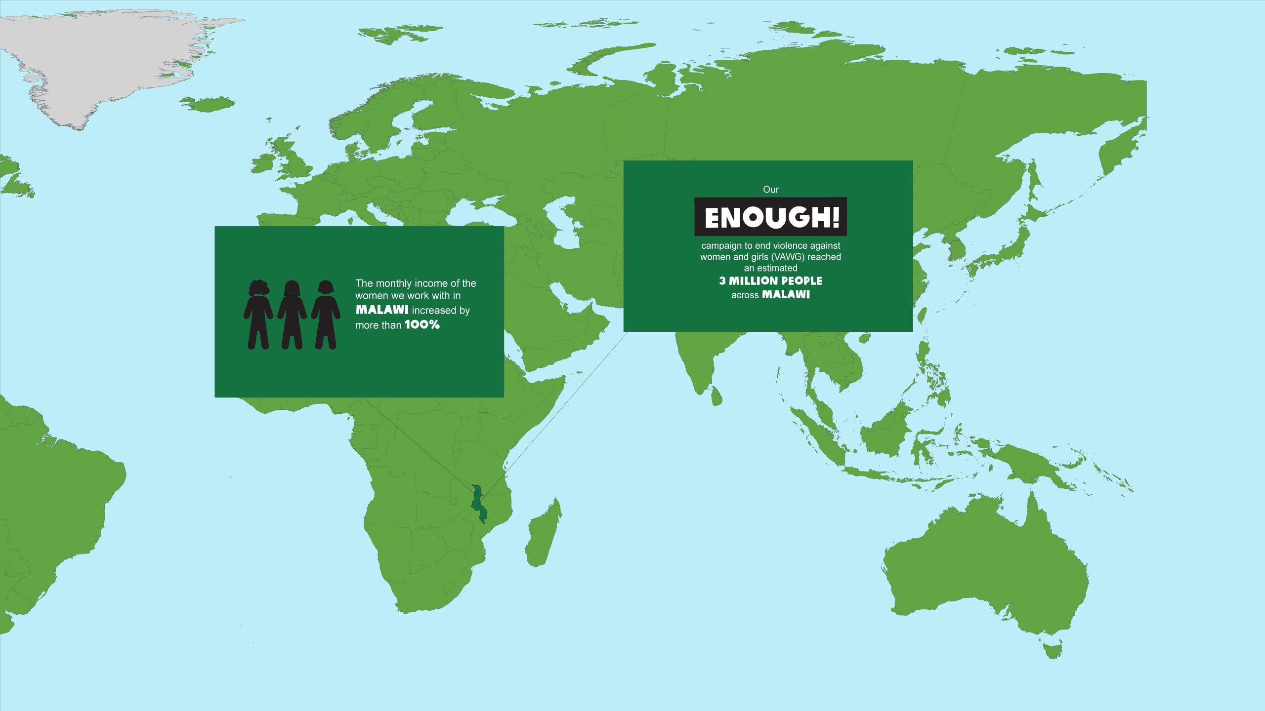 Enough campaign reached 3 million people