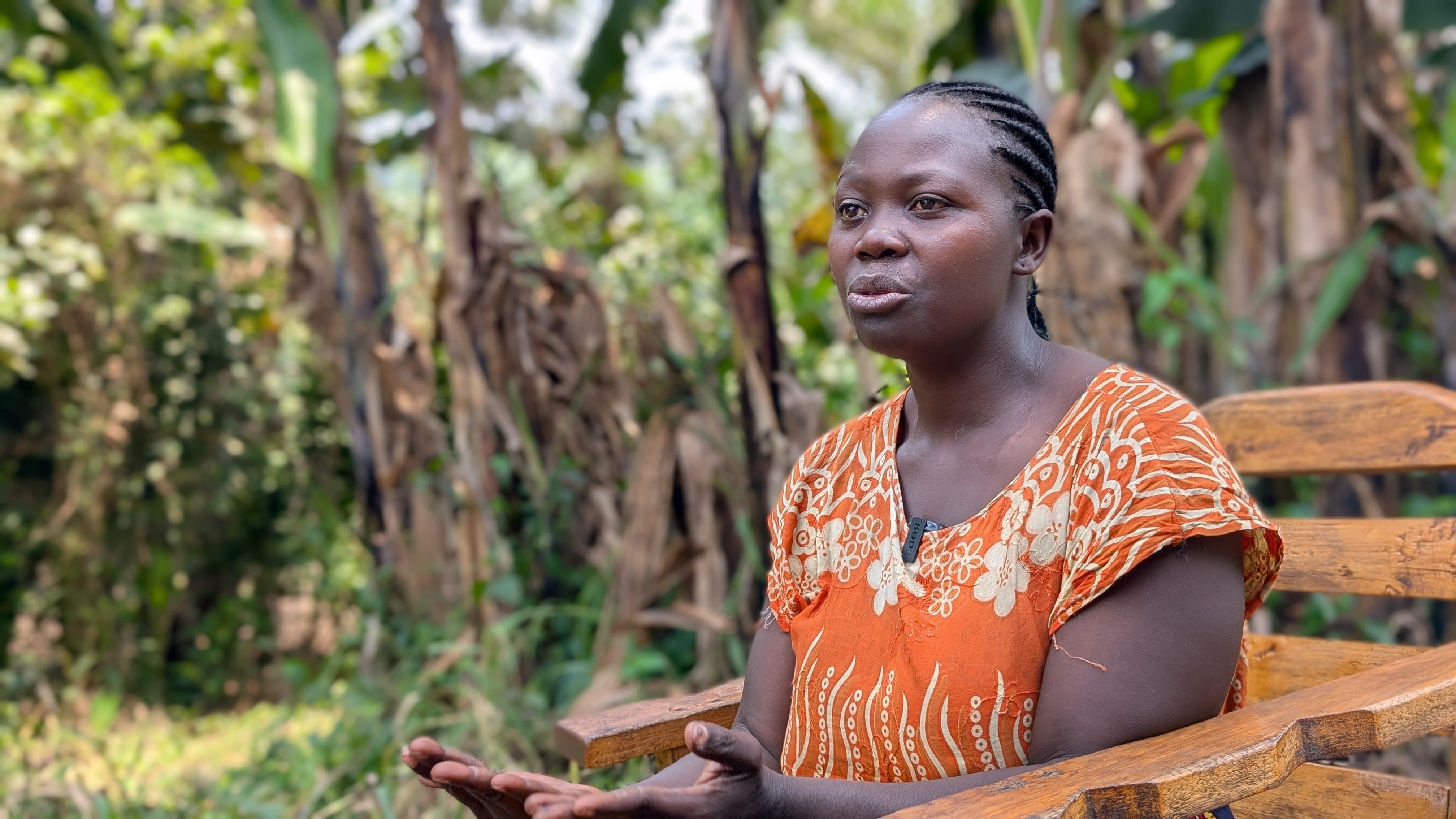 Kahindo Tantine, mother of six children, five of whom are still alive shares her daily life since the conflict displaced her and her family.